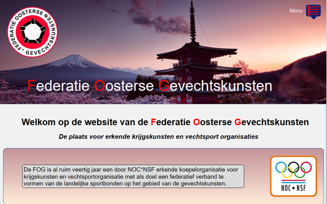 Nieuwe FOG website